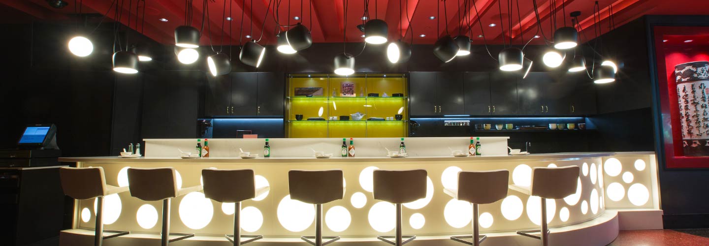 Sushi and Oyster Bar Bar Area Front View